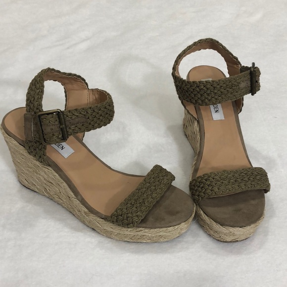 Steve Madden Shoes - Steve Madden Brussel Espadrille Wedge Sandals Sz 9